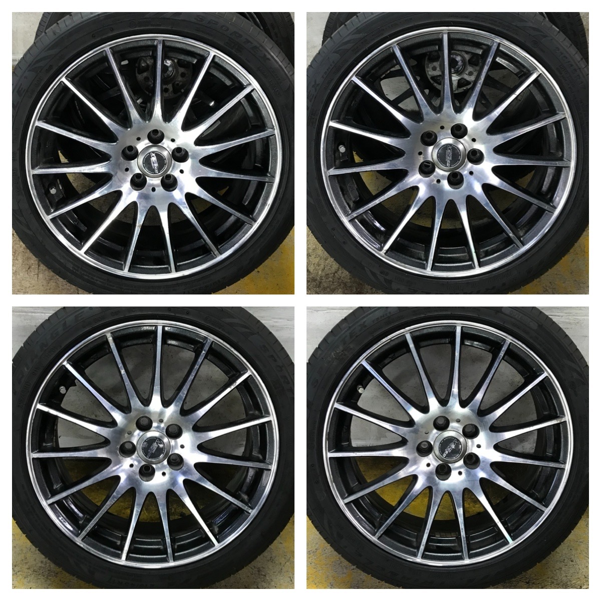 ⑩ TRIANGLE SPORTEX TSH11 215/45R17 2019年製 8分目 PCD 100mm