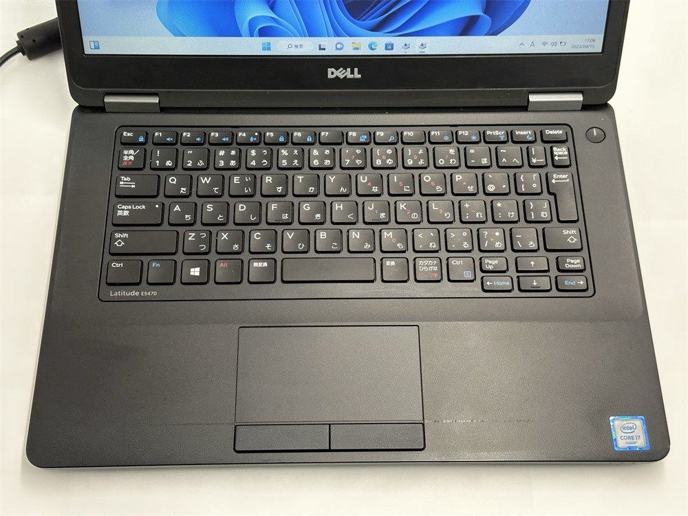 1円~ 保証付 美品 新品SSD256 14型 ノートパソコン DELL E5470 中古