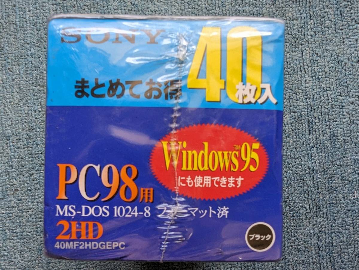 SONY 3.5インチ 2HD フロッピーディスク 40枚パック MS-DOS 1024-8 フォーマット済み PC-98用 ☆新品未開封 即決あり  JChere雅虎拍卖代购