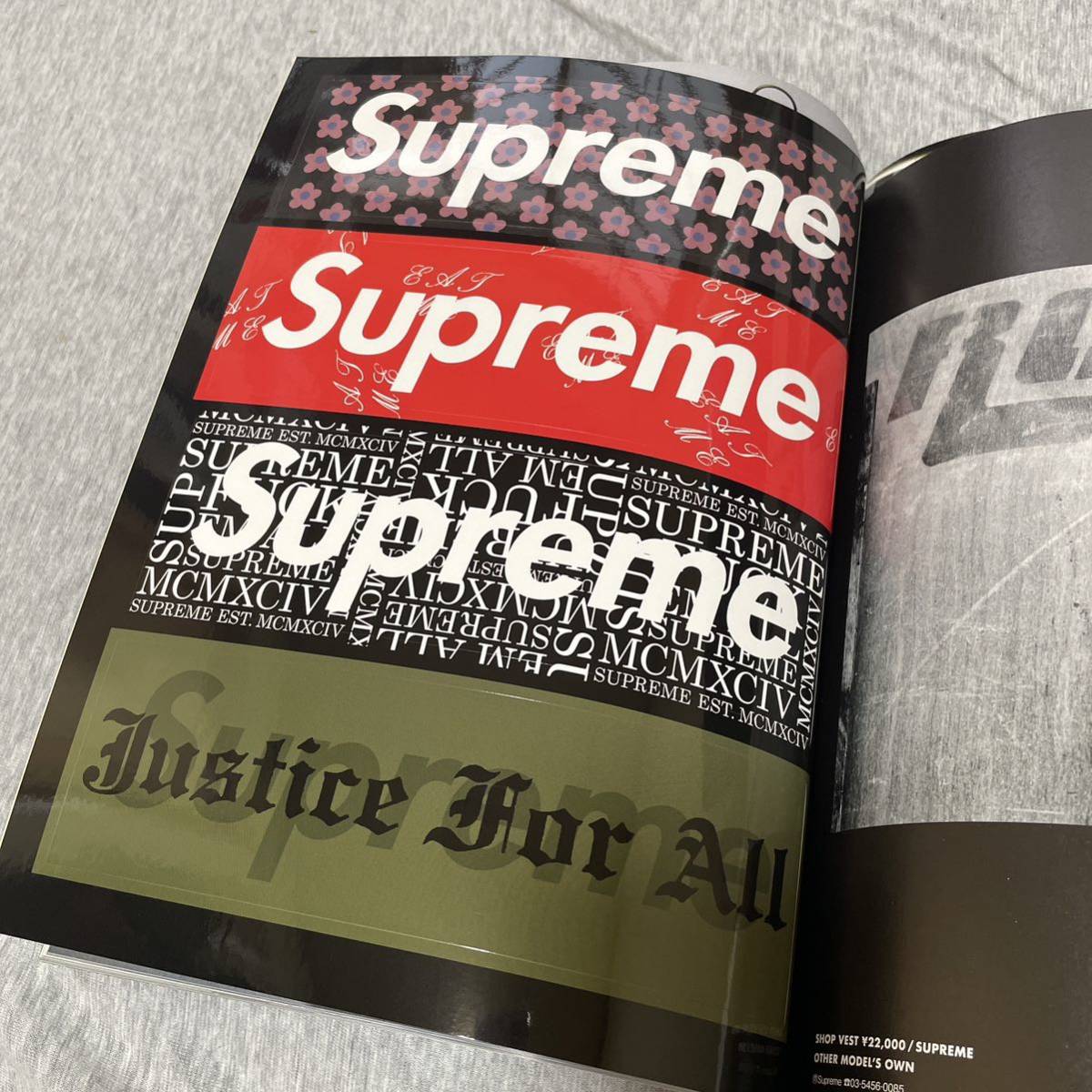 SENSE 2015年　11月号　supreme ステッカー付　シュプリーム　レア_画像2