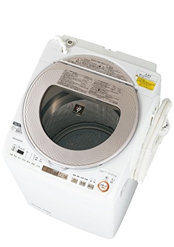 話題の人気 洗濯乾燥機 (中古品)シャープ タテ型 ES-TX9A-N ゴールド