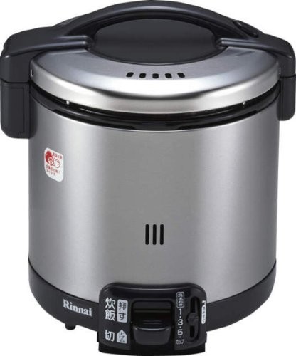 品)リンナイ こがまる ガス炊飯器 5.5合炊き・ブラック・都市ガス13A用
