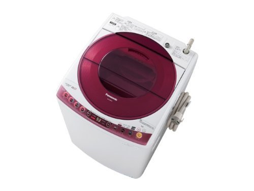 (中古品)パナソニック 全自動洗濯機 NA-FS80H5-P ピンク 洗濯・脱水 8.0kg_画像1