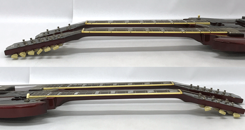 ジャンク扱い》Burny バーニー RSG-140 Jimmy Page Double Neck