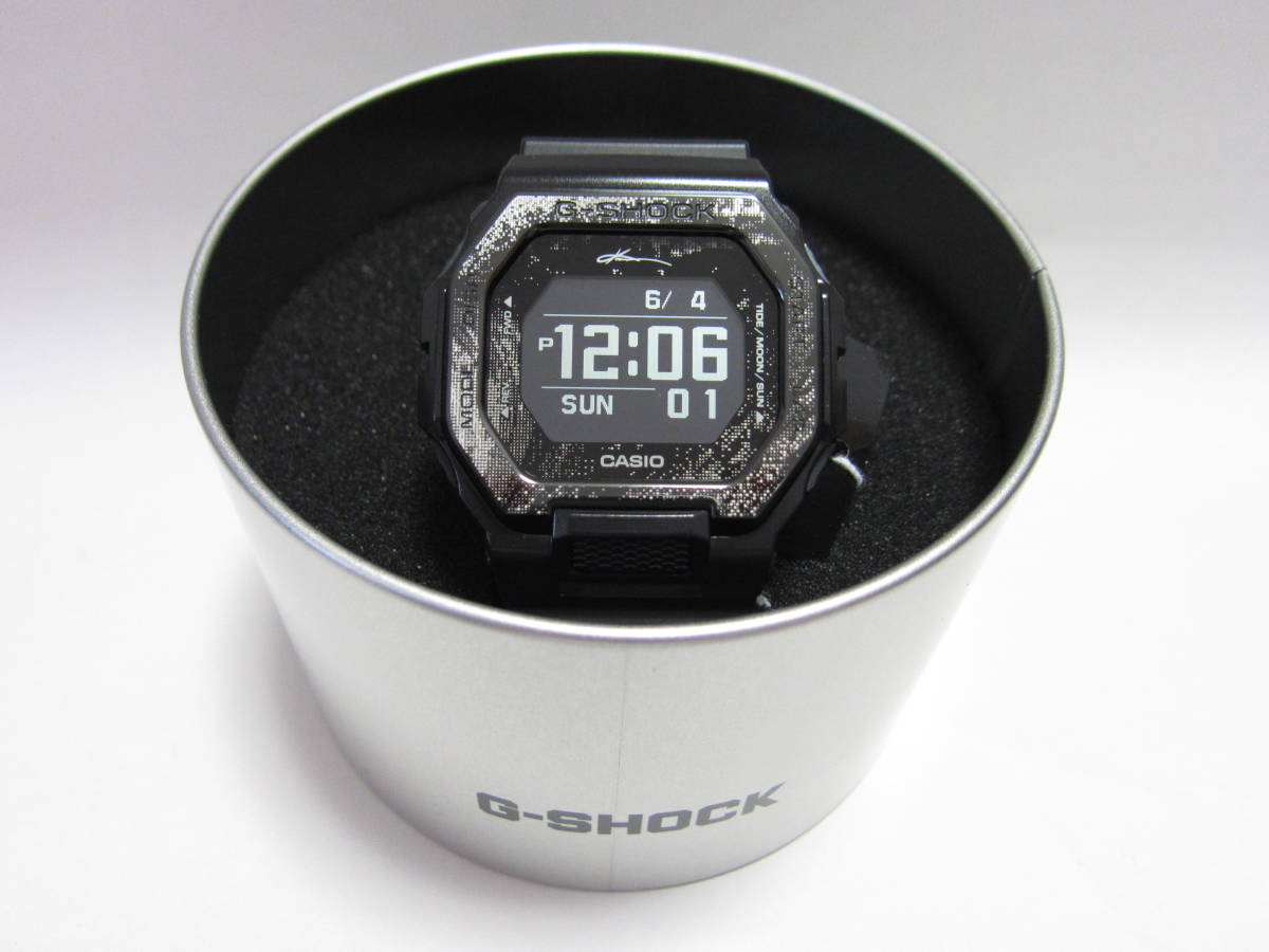 G-SHOCK G-LIDE GBX-100KI-1JR 五十嵐カノア シグネチャーモデル Bluetooth 電波ソーラー タイドグラフ 国内正規品 タグ付 新品・未試着の画像3