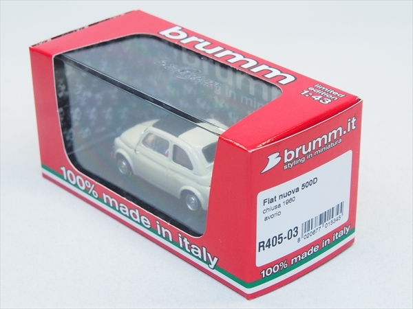  new goods * out of print Fiat n over 500D ivory limitation 