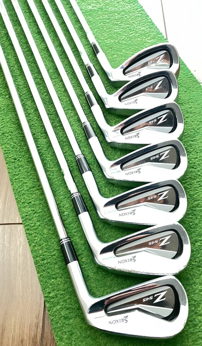 中古】ダンロップ スリクソン Z545 2014年 アイアン #6~PW/AW/SW 7本