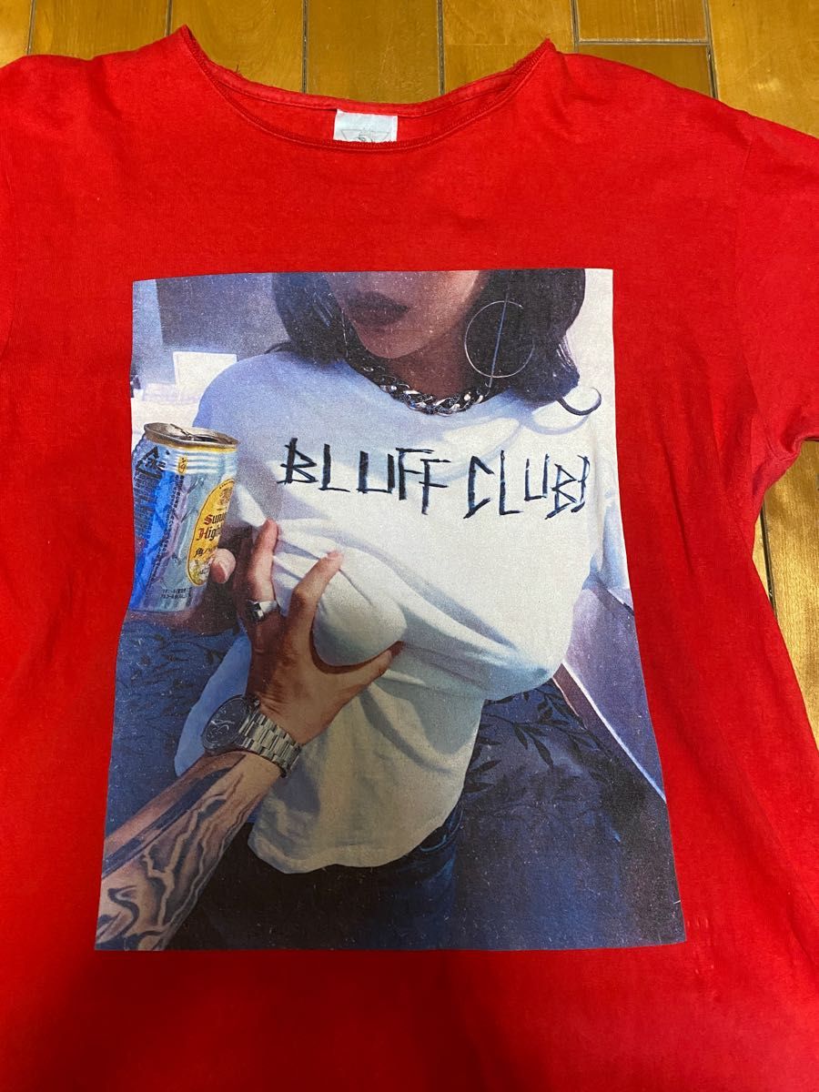 希少 即完売品 ブラフクラブ ティーエース t-ace 半袖 Tシャツ 黒 L-