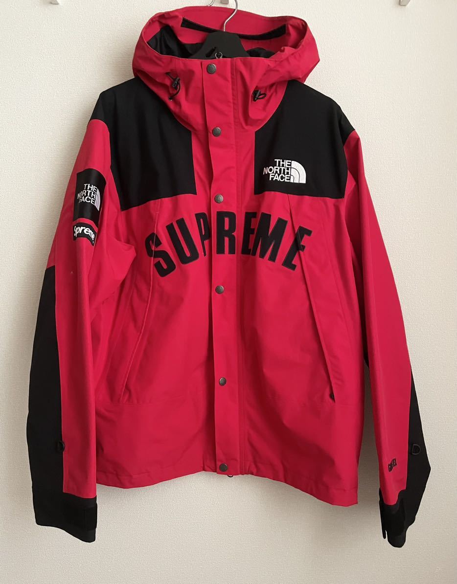 19SS Supreme The North Face Arc Logo Mountain Parka RED L