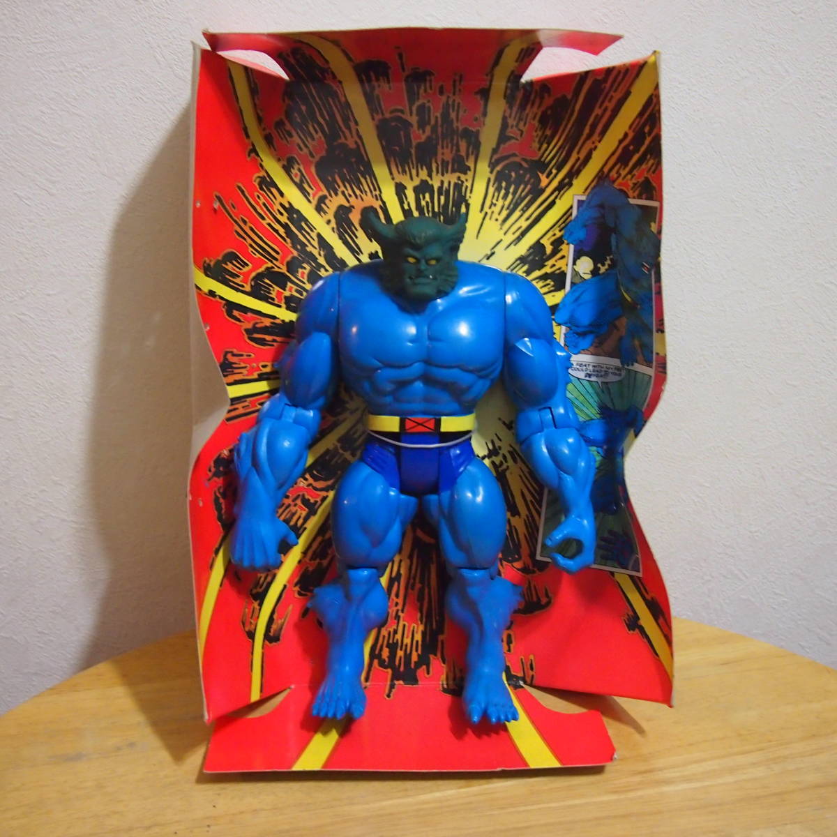 TOYBIZ　X-Men Deluxe 10-Inch Action Figures 　BEAST デラックス10インチアクションフィギュア　ビースト_画像2