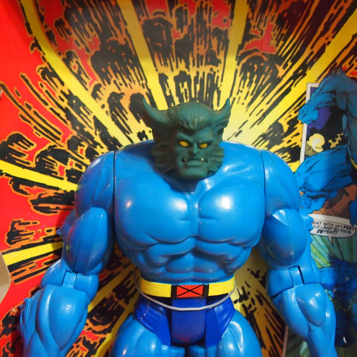TOYBIZ X-Men Deluxe 10-Inch Action Figures  BEAST デラックス10インチアクションフィギュア ビーストの画像6
