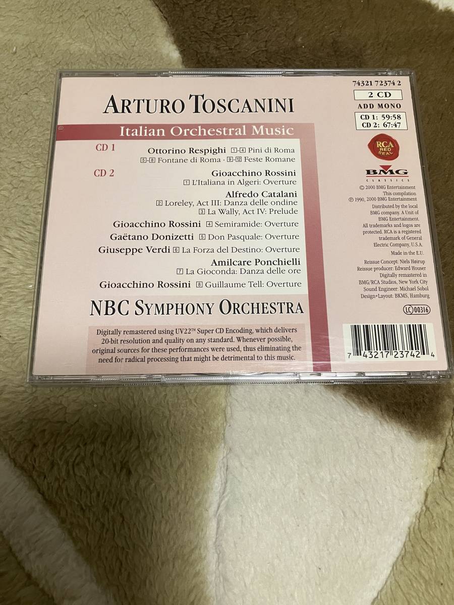 Italian Orchestral Music Arturo Toscanini Edition, Vol. 10 Ottorino Respighi Gioachino Rossini Gaetano Donizetti & 2 more_画像2