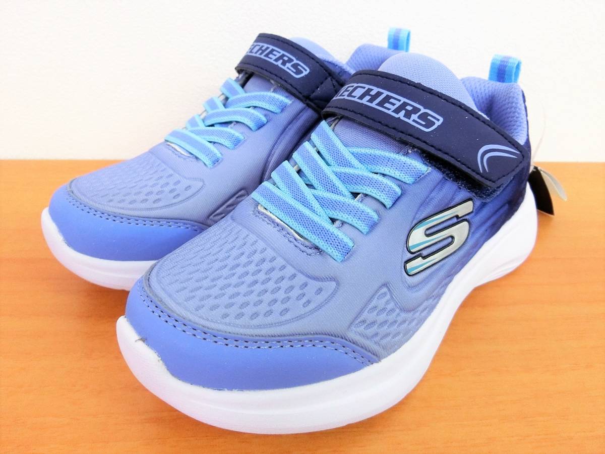 【未使用訳あり】 SKECHERS スケッチャーズ Selectors-Sweet Swirl キッズスニーカー NVPW 左17cm 右18cm 【0045】_画像1