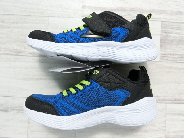 【未使用訳あり】 SKECHERS スケッチャーズ SNAP SPRINTS-ULTRAVOLT キッズスニーカー BLBK 左20cm 右19cm 【0011】_画像6