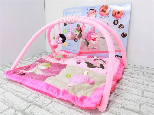 210219.002 with translation regular price 1.28 ten thousand Nattounachu- square type baby play mat pink × purple 