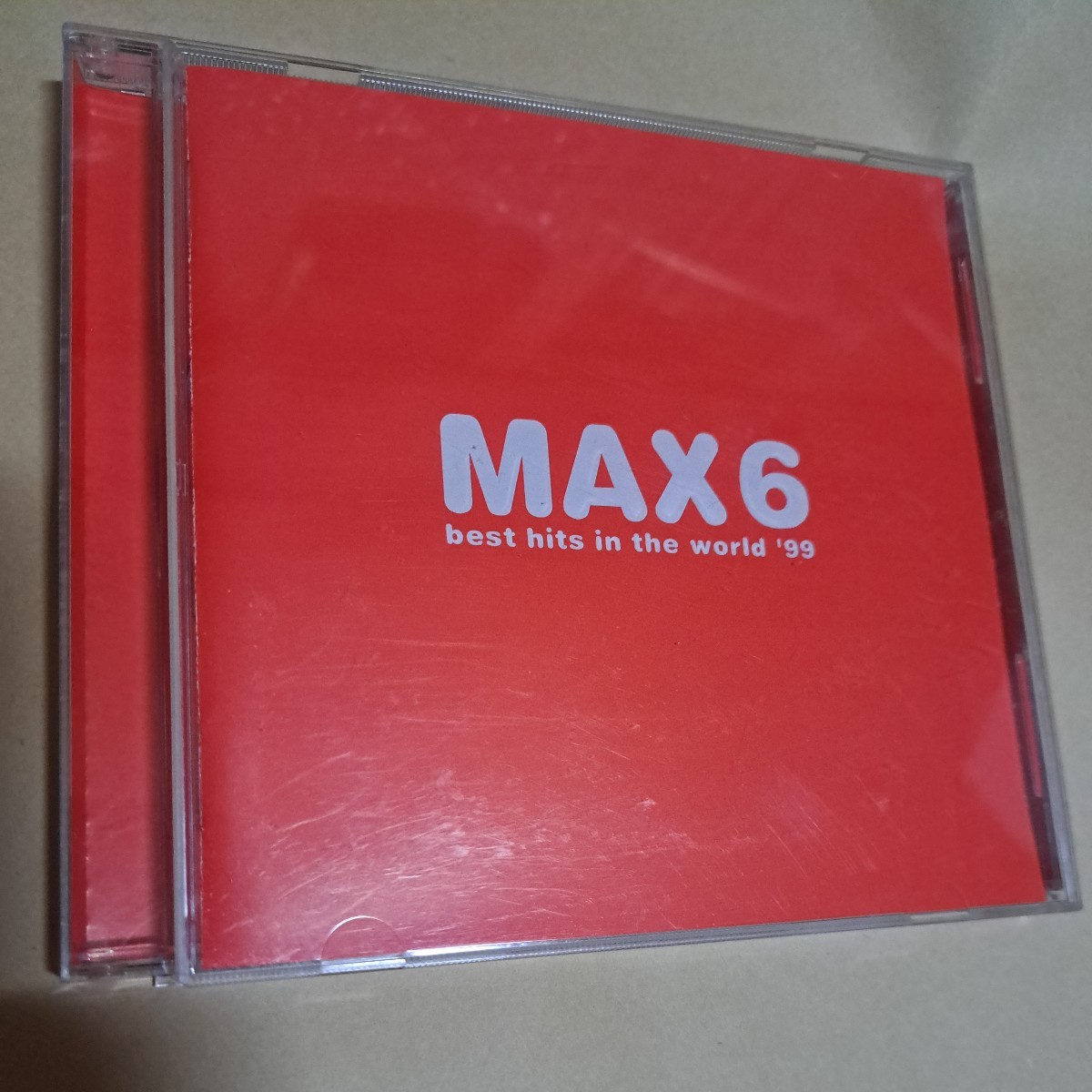 MAX6/best hits in the world '99 CD ディスク良好品　帯付き　ジャミロクワイ、マライアキャリー、エアロスミス、リッキーマーティン_画像1