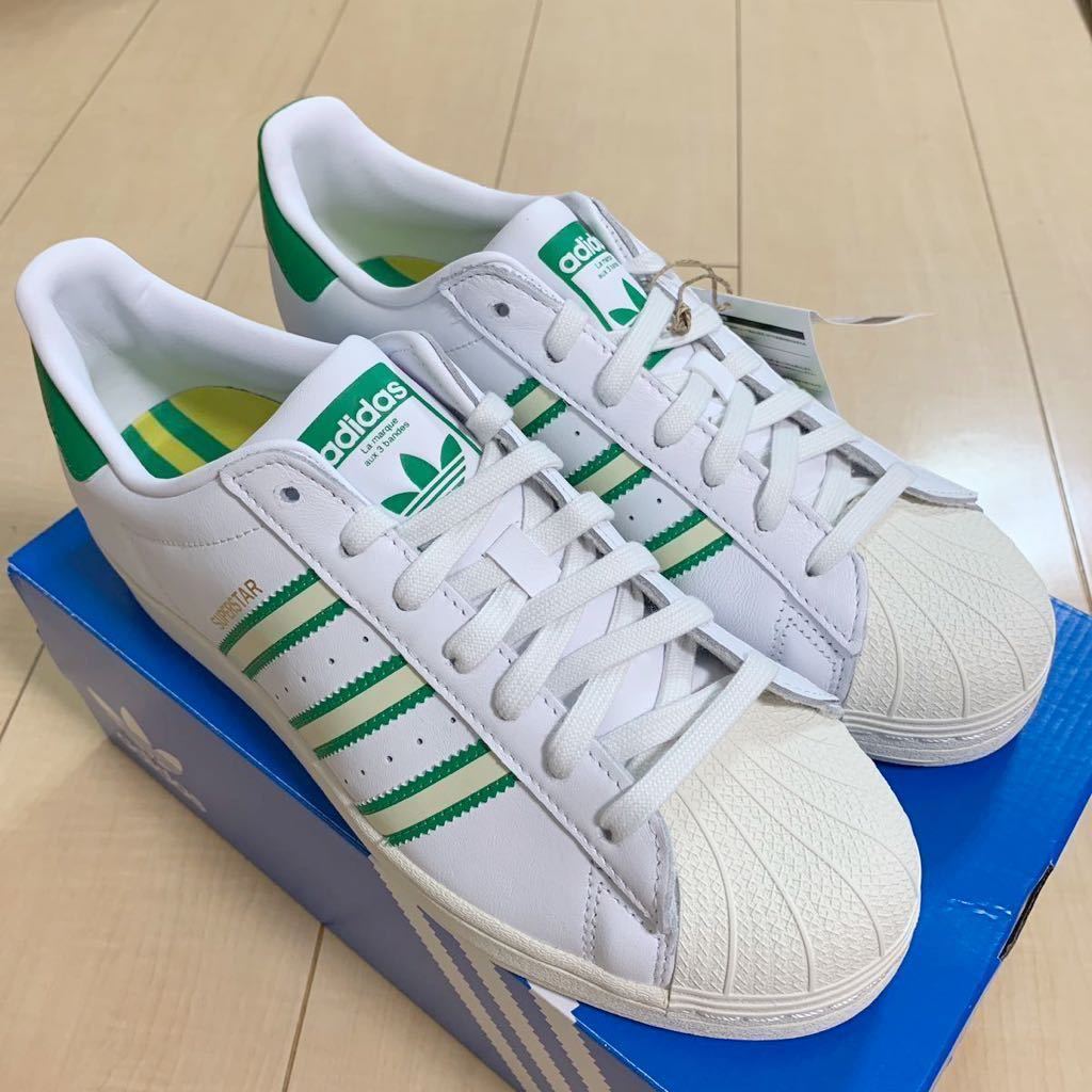 新品 未使用品adidas アディダス スーパースター SUPERSTAR GX9878 スニーカー 靴 シューズ ウォーキングシューズ ホワイト 白 レザー_画像3