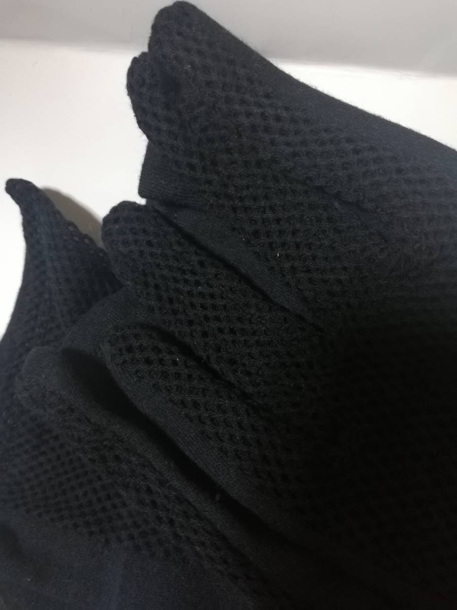 MARUTO 大久保　UVロング手袋　黒　紫外線　吸収加工　（UV対策）