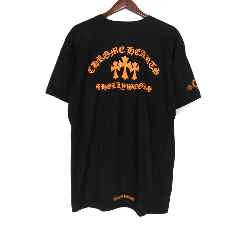 クロムハーツ CHROME HEARTS □ 【 Orange Cemetery Cross Tee