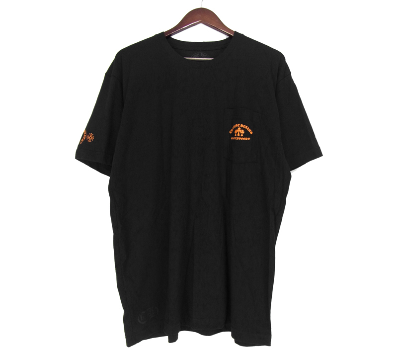 クロムハーツ CHROME HEARTS □ 【 Orange Cemetery Cross Tee