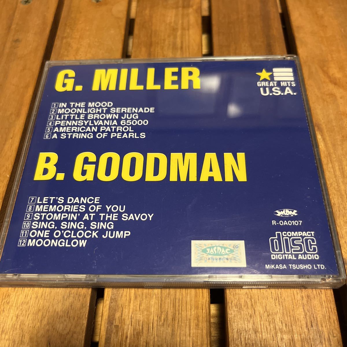 GREAT HITS グレン・ミラー ベニー・グッドマン CD 中古品