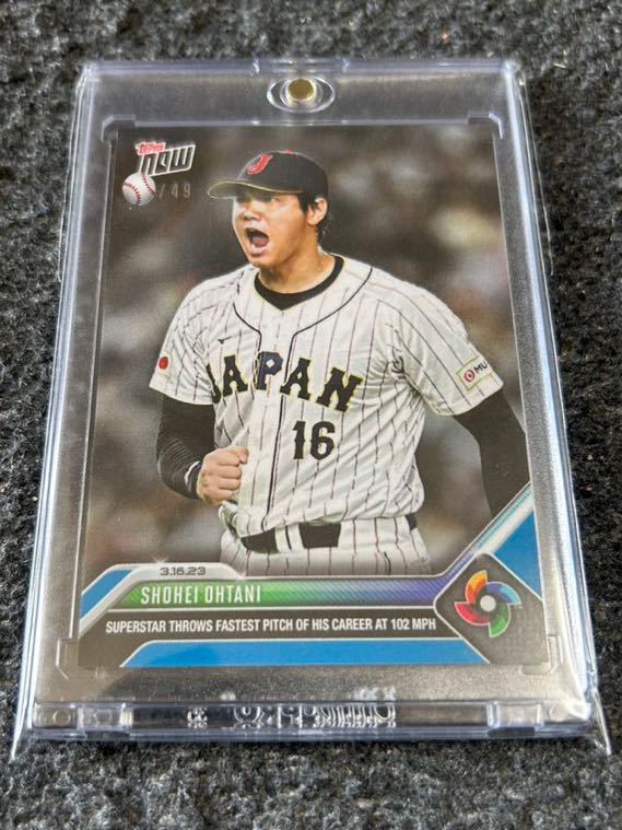 想像を超えての 【大谷翔平】Topps Now サイン無 MVP 侍ジャパン 最速