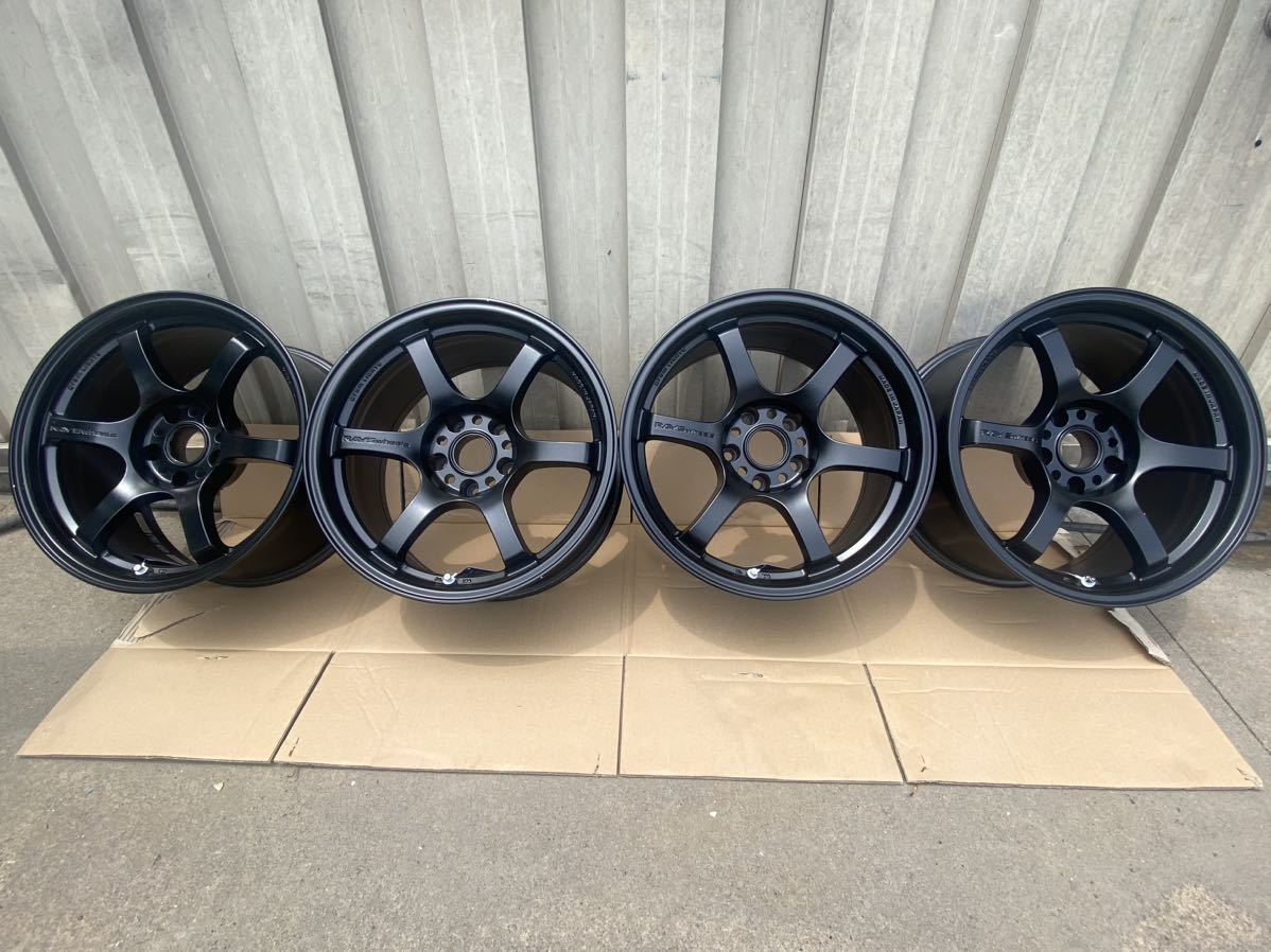 RAYS グラムライツ 57DR 17インチ 5H114.3 9J +12 セミグロスブラック