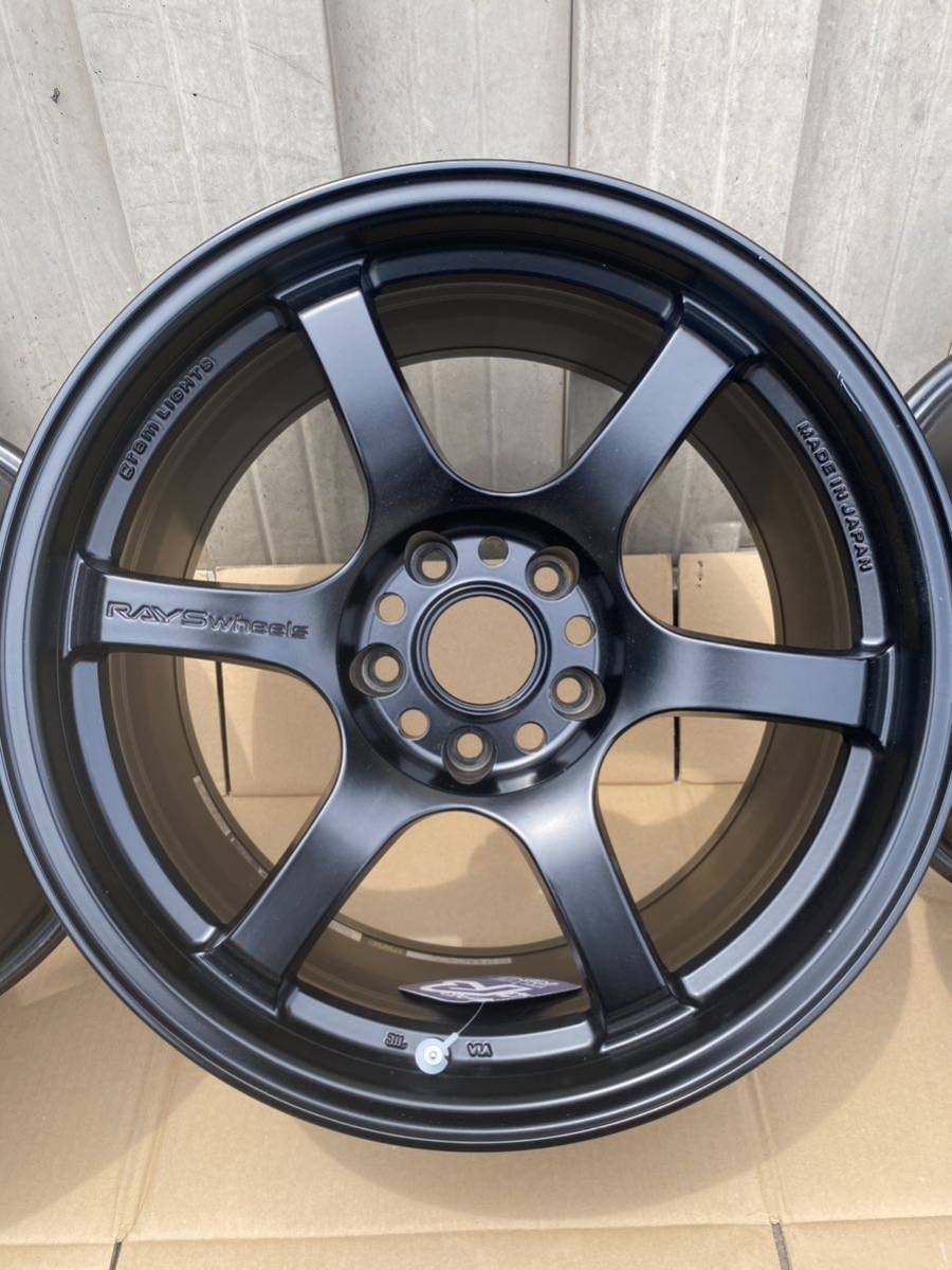 RAYS グラムライツ 57DR 17インチ 5H114.3 9J +12 セミグロスブラック