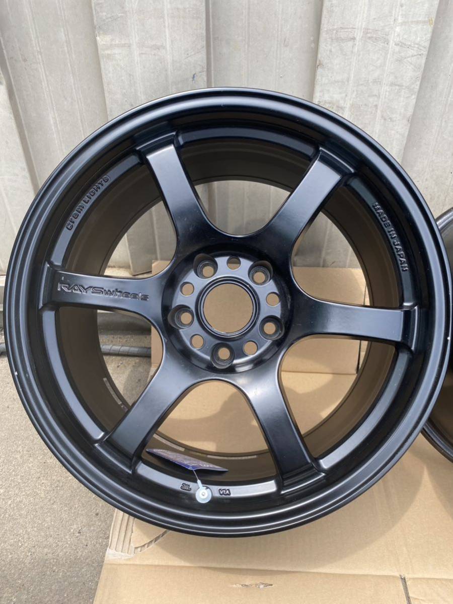 RAYS グラムライツ 57DR 17インチ 5H114.3 9J +12 セミグロスブラック