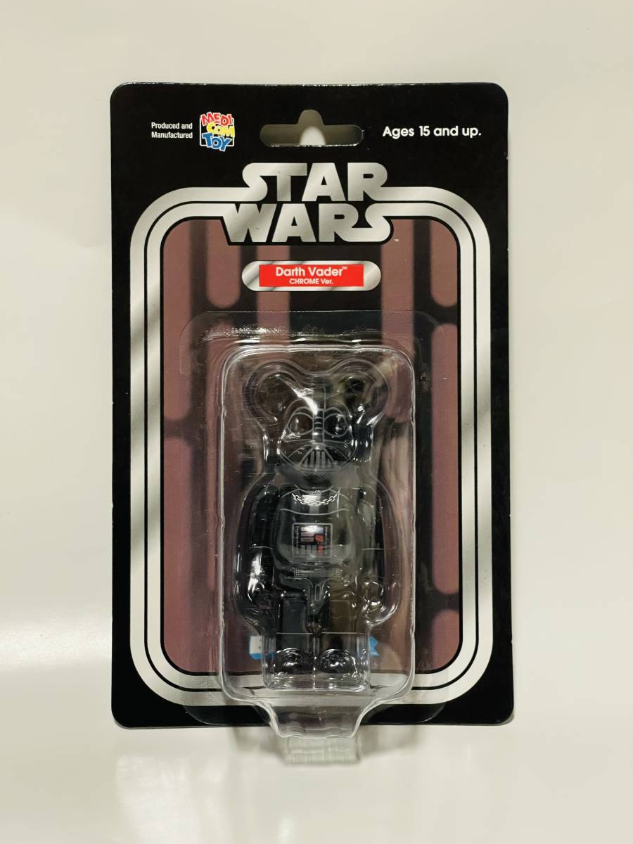 BE@RBRICK 100% ダース・ベイダー CHROME Ver. DARTH VADER STAR WARS スターウォーズ メディコムトイ フィギュア 未開封