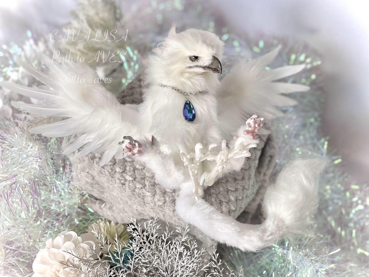 アートドール ホワイトグリフォン CAVALISA OOAK artdoll アートドール ホワイトグリフォン CAVALISA OOAK artdoll