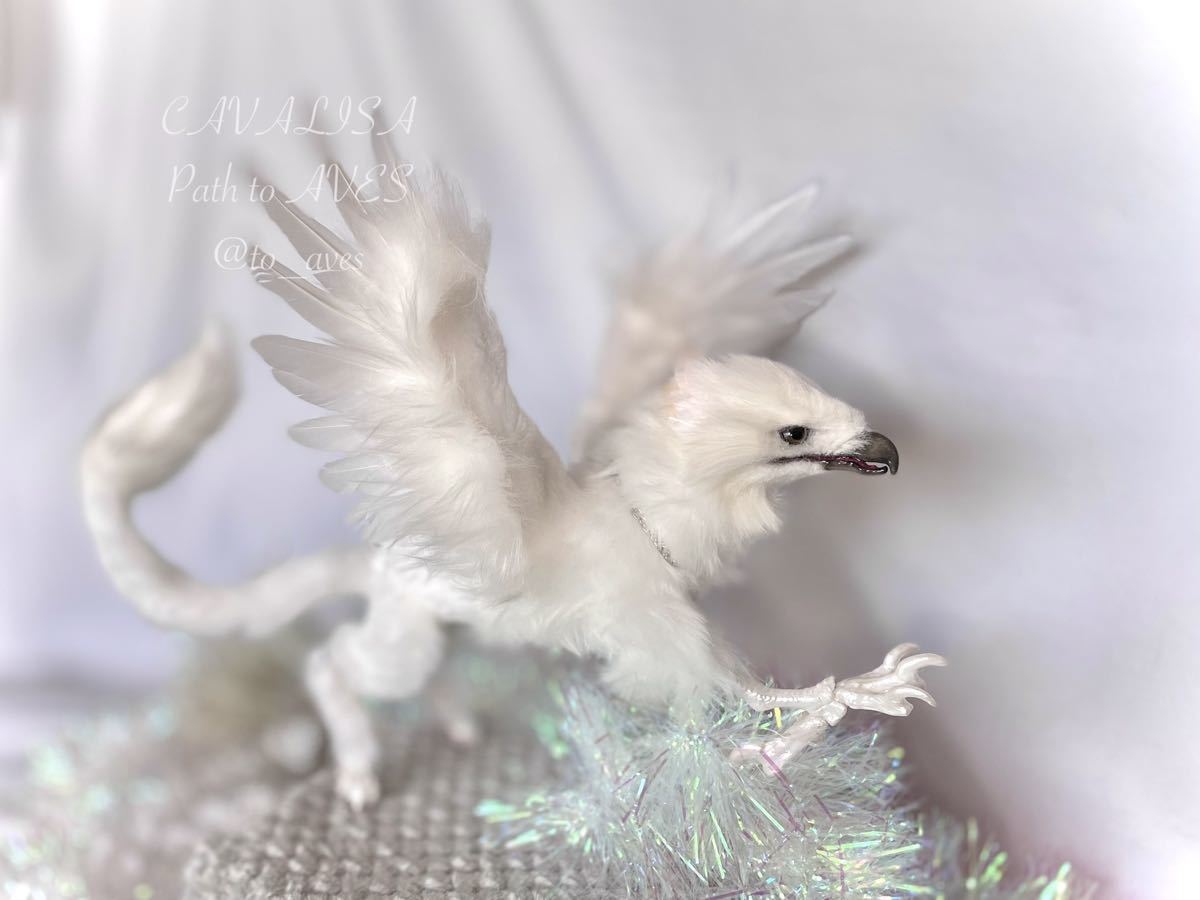 アートドール ホワイトグリフォン CAVALISA OOAK artdoll アートドール ホワイトグリフォン CAVALISA OOAK artdoll