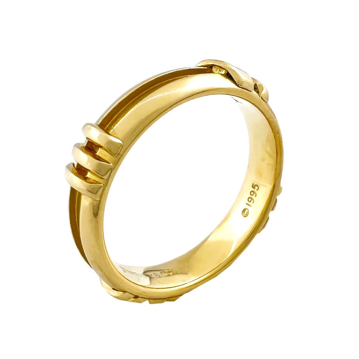 TIFFANY&Co. ティファニー リング アトラス K18 YG 750 12号 指輪