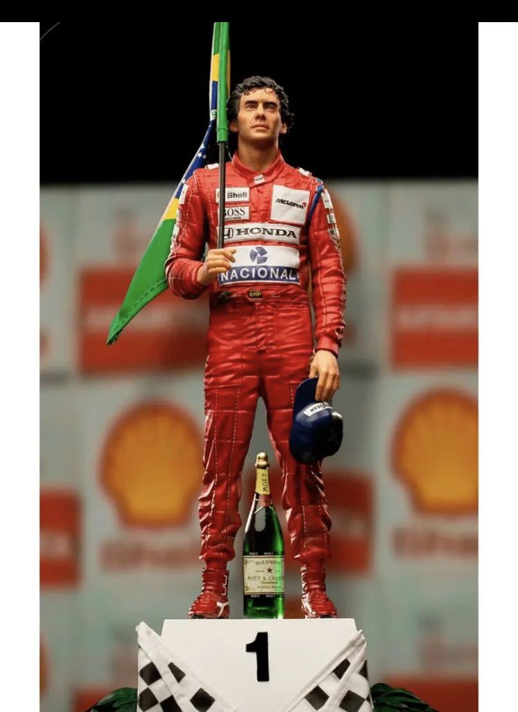 アイルトン セナ フィギュア アイアンスタジオ 1/10 ブラジルGP 新品