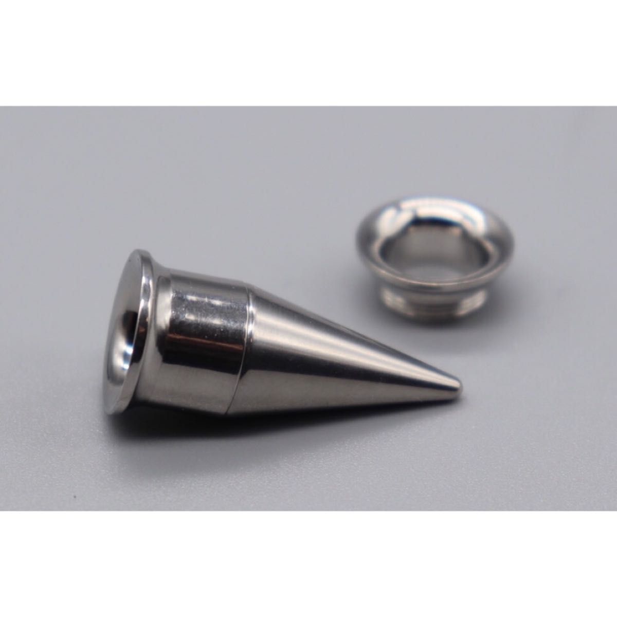 ボディピアス 2in1 ピアス拡張器 7mm 8mm ダブルフレア ピアス(片耳用