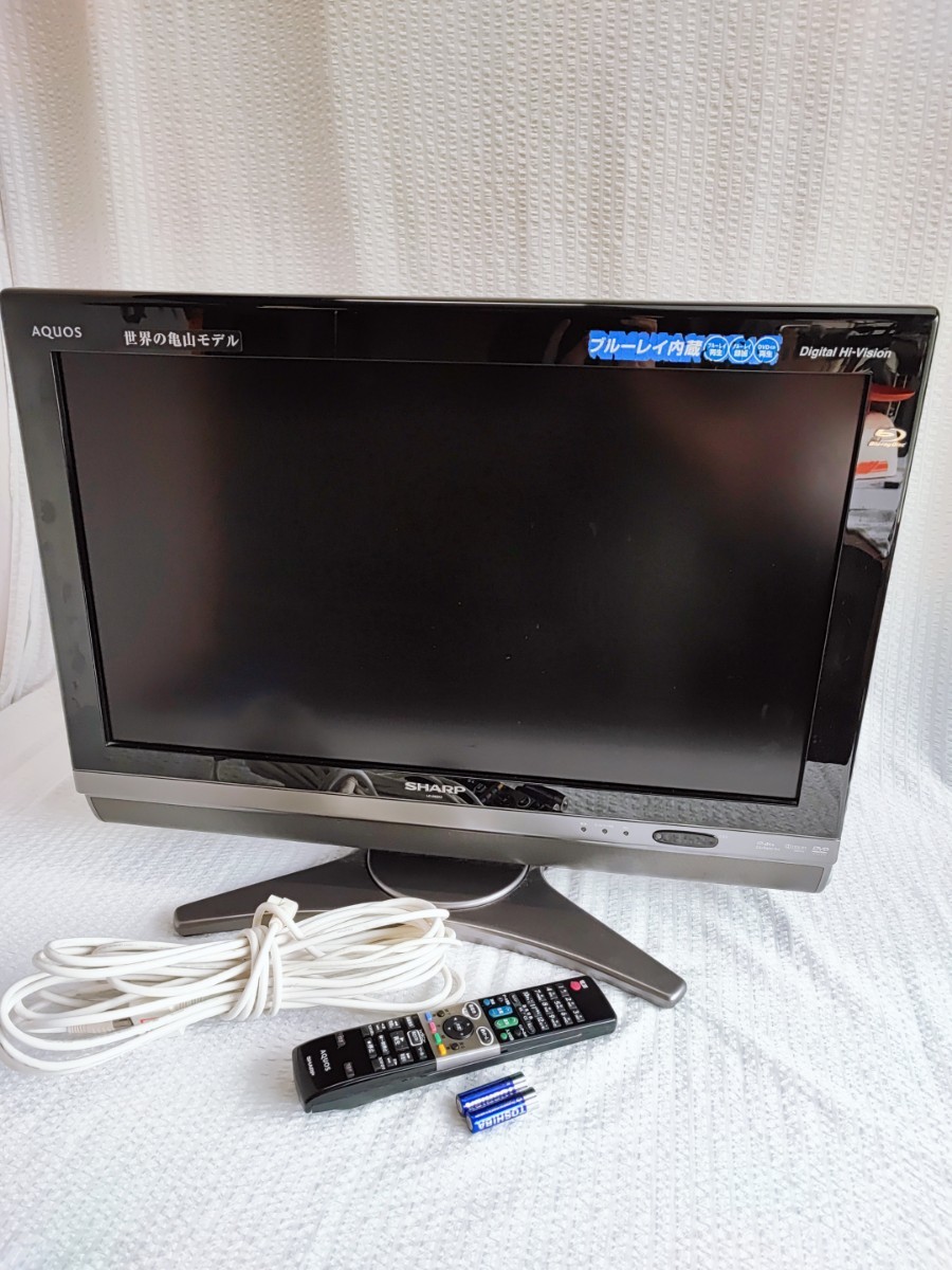 SHARP LC-26DX2 液晶カラーテレビブルーレイディスク内蔵ブルーレイ