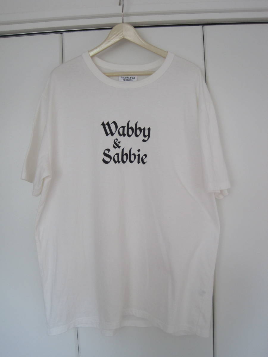 タコマフジレコード TACOMA FUJI RECORDS Wabby & Sabbie by FERNAND WANG designed by Jerry UKAI ジェリー鵜飼　Tシャツ　XL