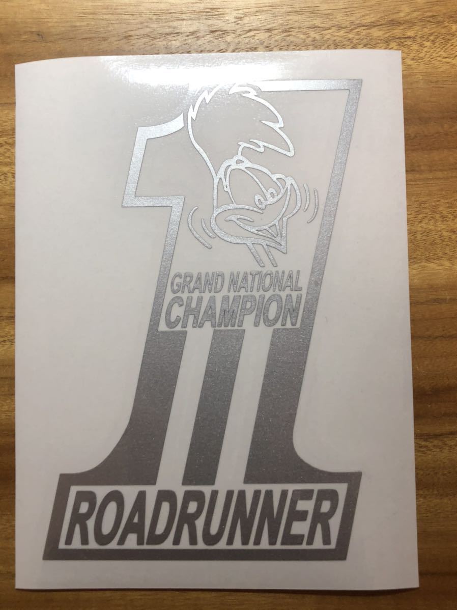  стикер Roadrunner Grand National Champion [1] RL комплект металлик серебряный 