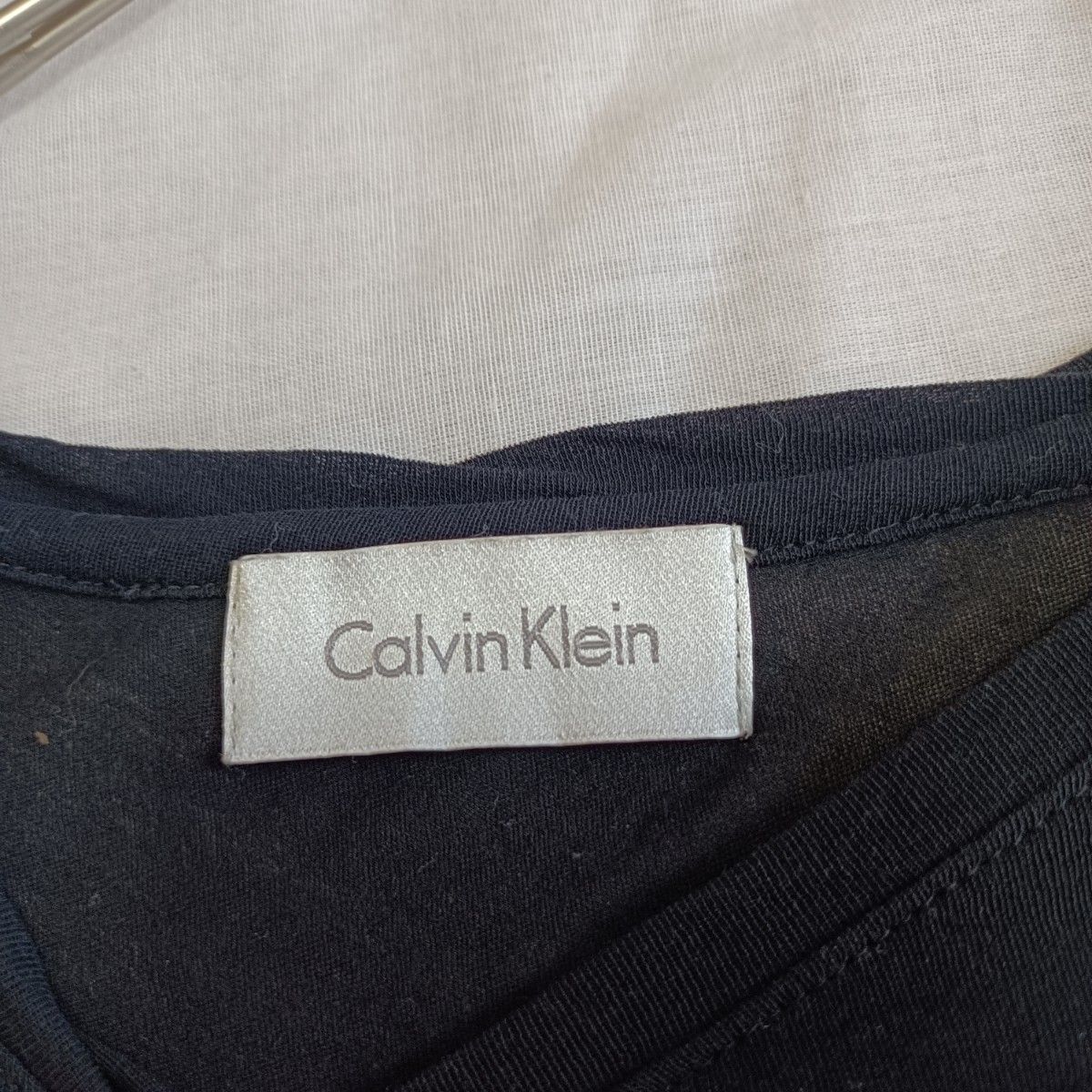 Calvin Klein　カルバンクライン　シアー　コットン　サマートップス