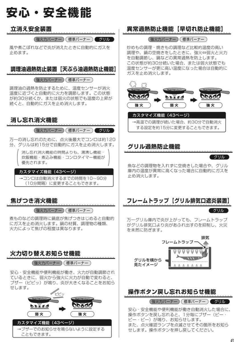 パロマ PA-63WCK-L 都市ガス ガスコンロ ガステーブル