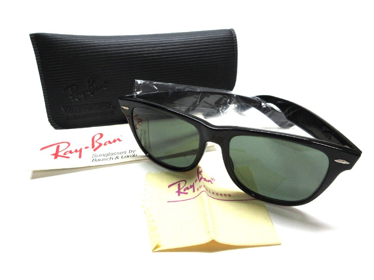 新作グッ B&L 砂打2か所 未使用に近い RayBan ウェイファーラー2