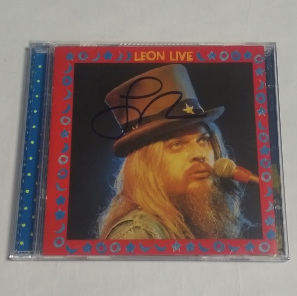 2CD★LEON RUSSELL「LEON LIVE」直筆サイン入り　レオン・ラッセル_画像1