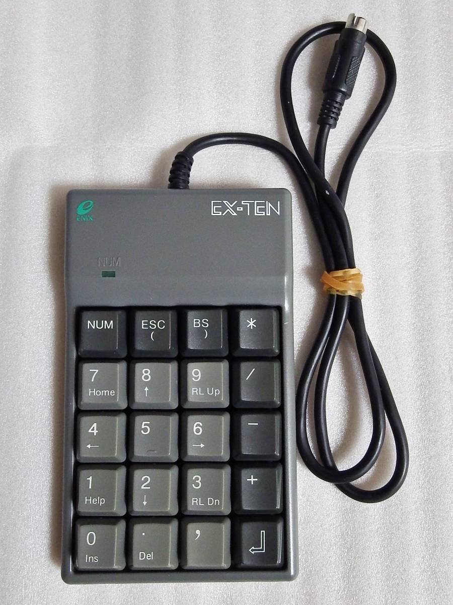 希少 ENIX エニックス 旧ロゴ テンキー EX-TEN EONP-20 PC-9801 希少 ENIX エニックス 旧ロゴ テンキー EX-TEN EONP-20 PC-9801