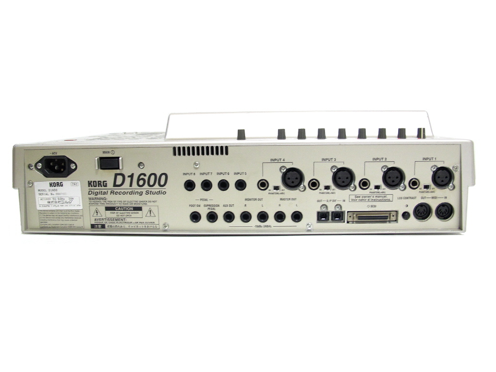 上位MTR KORG D1600 大容量140GB☆タッチパネル/CD☆本格バンド録音に