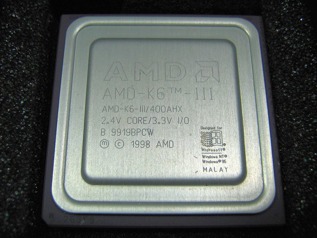 ★AMD K6-Ⅲ K6-3-400MHz Socket7 CPU★_画像1