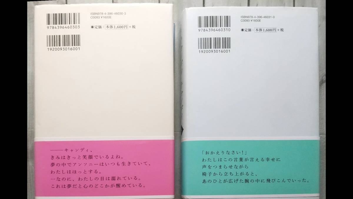 小説　キャンディ・キャンディ　FINAL Story 上下巻2冊セット　上巻下巻とも初版第1刷発行＋帯付き　名木田恵子　キャンディキャンディ