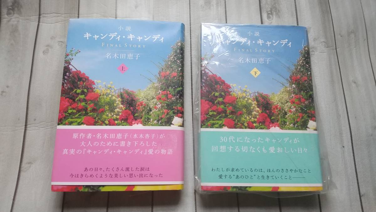 小説 キャンディ・キャンディ FINAL Story 上下巻2冊セット 上巻下巻とも初版第1刷発行＋帯付き 名木田恵子 キャンディキャンディの画像1