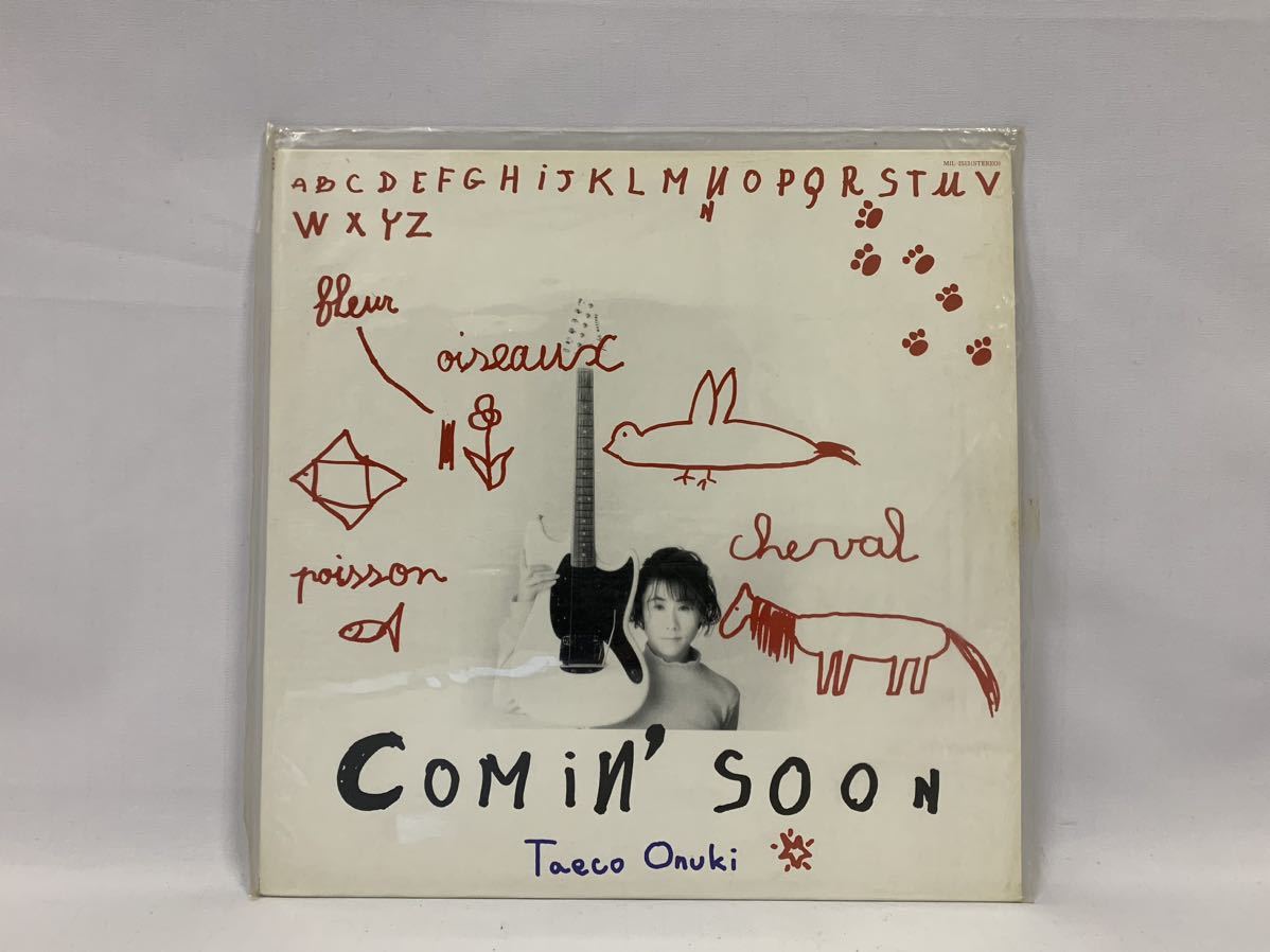 ○大貫妙子Taeco Onuki カミングスーンComin' Soon LP レコード018