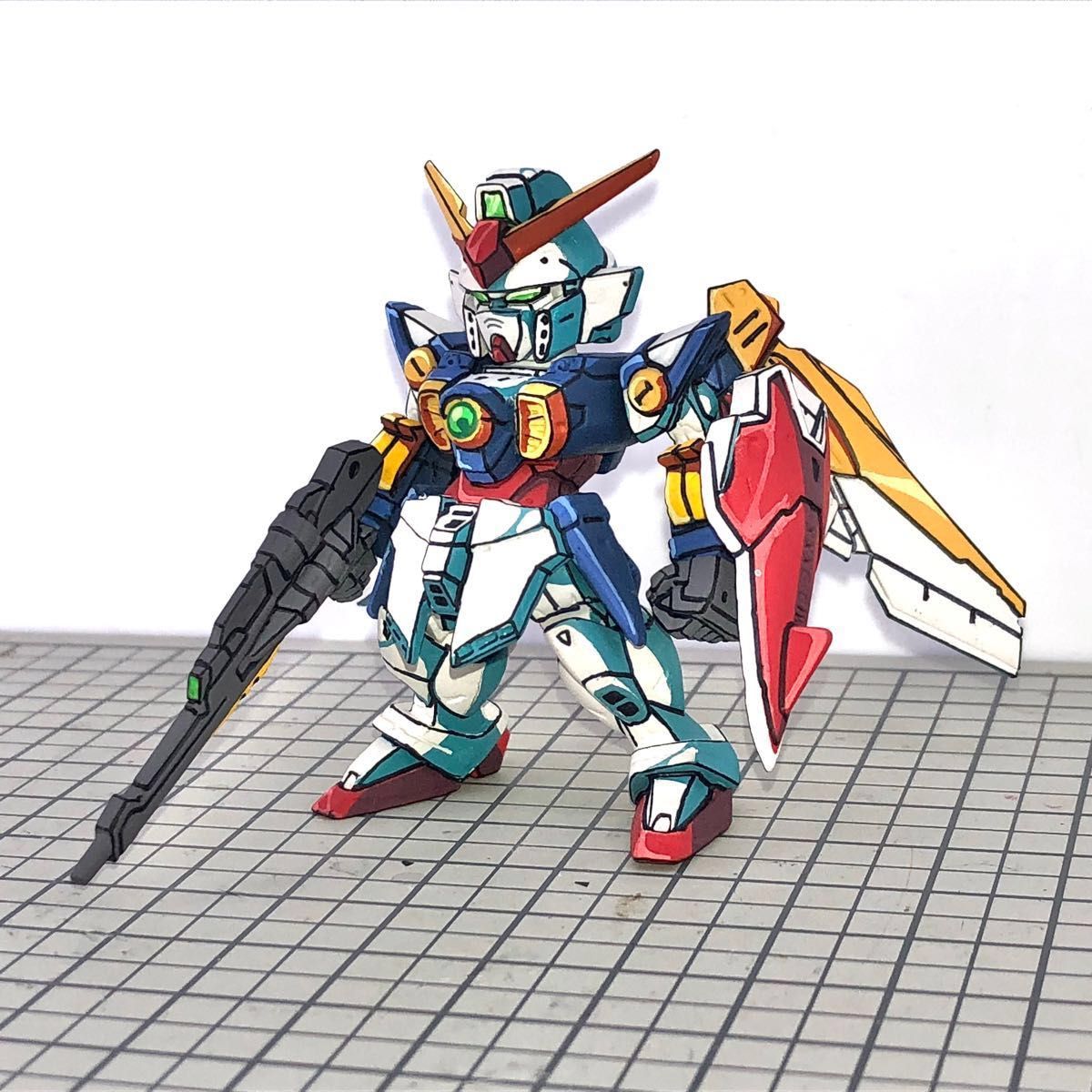二次元風塗装 完成品 ウイングガンダム ガンダムコンバージ GUNDAM CONVERGE イラスト風塗装 アニメ塗り リペイント 二次元風塗装 完成品 ウイングガンダム ガンダムコンバージ GUNDAM CONVERGE イラスト風塗装 アニメ塗り リペイント