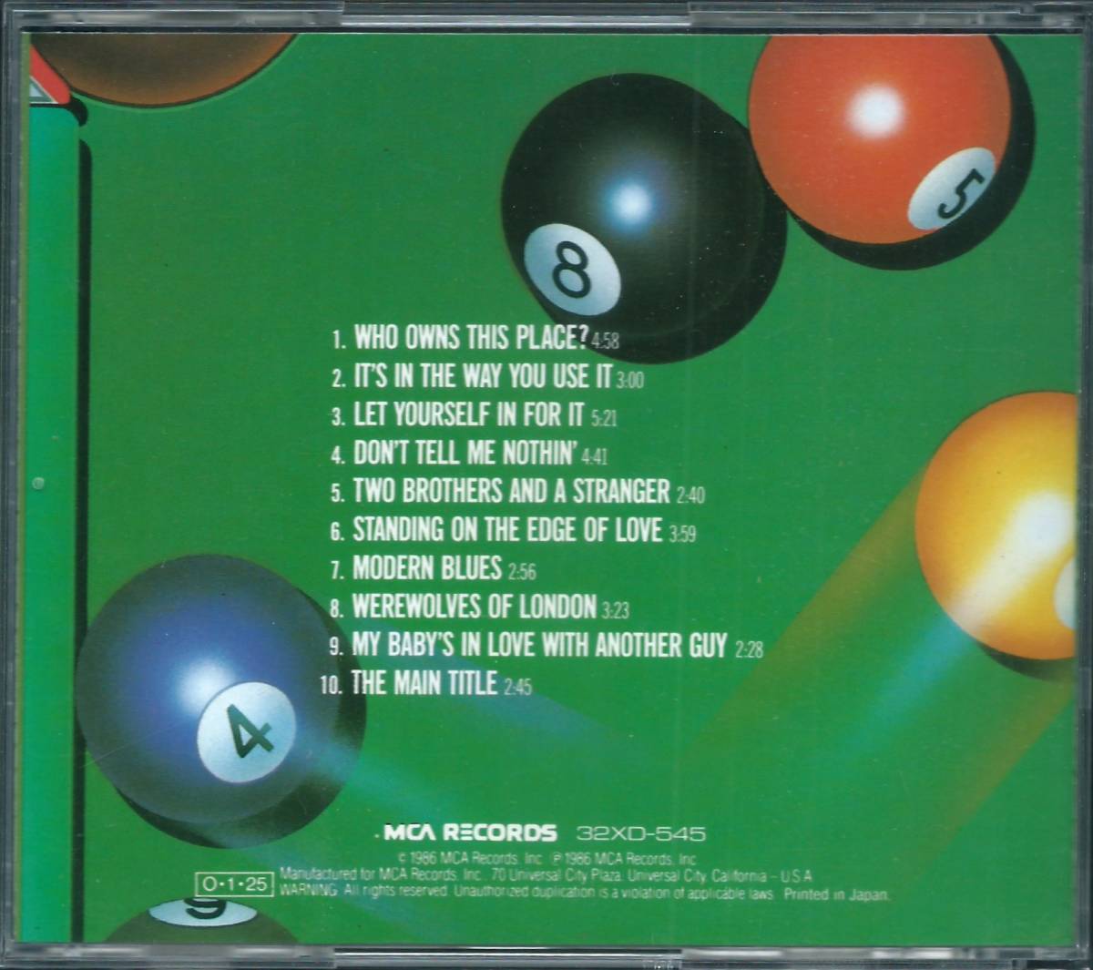 THE COLOR OF MONEY саундтрек 32XD-545 записано в Японии CD Hustler 2 саундтрек DON HENLEY MARK KNOPFLER ROBERT PALMER 4 листов включение в покупку отправка возможность 